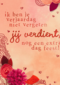 verjaardag te laat jij verdient nog een extra dag feest