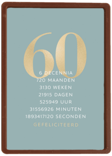verjaardagskaart 60 6 decennia
