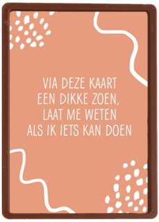 laat me weten als ik iets kan doen kaart