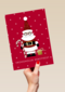 kerstkaart klassiek vrohoholijk kerstfeest