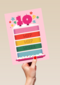 Hiep Hiep Hoera 10 jaar meisje
