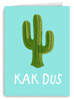 Beterschapskaart grappig Kak dus gezakt