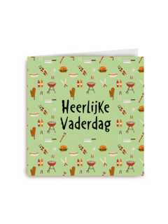 vaderdag kaart heerlijke vaderdag