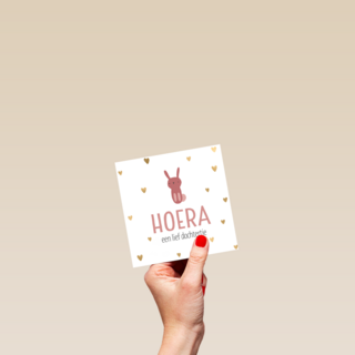 geboorte dochter konijn hoera een lief dochtertje