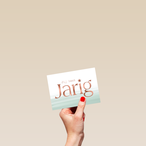 een metallic verjaardag gewenst