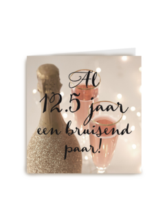 Al 12,5 jaar een bruisend paar