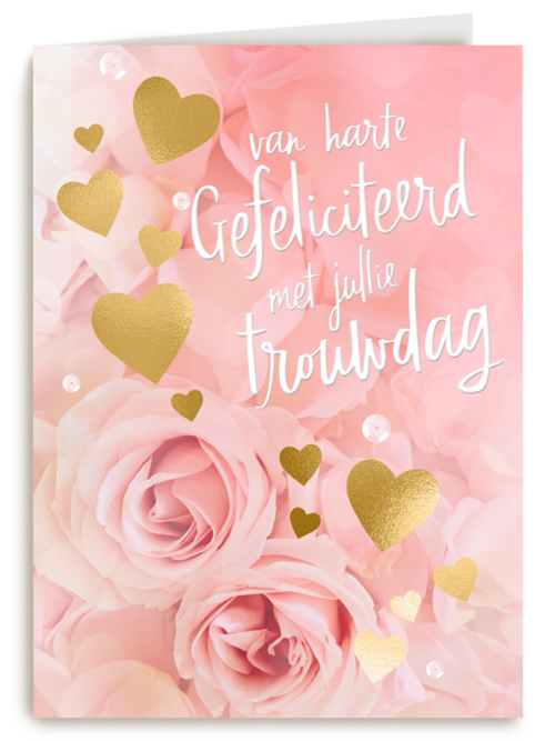 Van harte gefeliciteerd met jullie trouwdag
