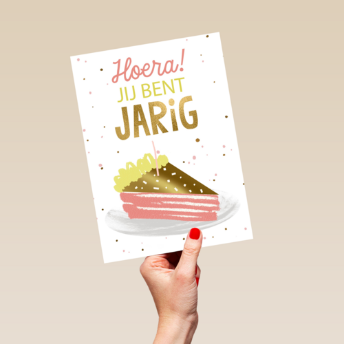 hoera taart jij bent jarig