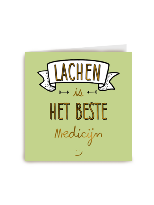 lachen is het beste medicijn nu