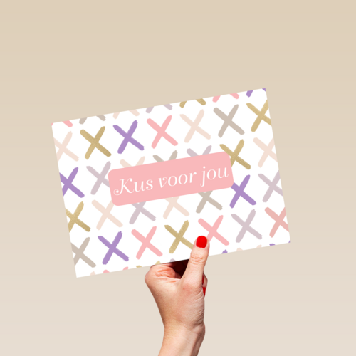 Liefde kaart Kus voor jou