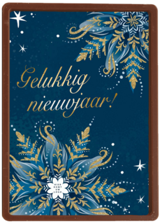 zakelijke nieuwjaarskaart met eigen logo