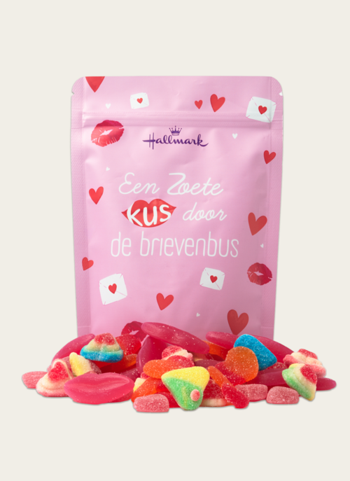 Brievenbus Snoep Een Zoete Kus Door De Brievenbus | Hallmark Cadeau Snoep |
