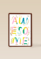 Complimentkaart awesome