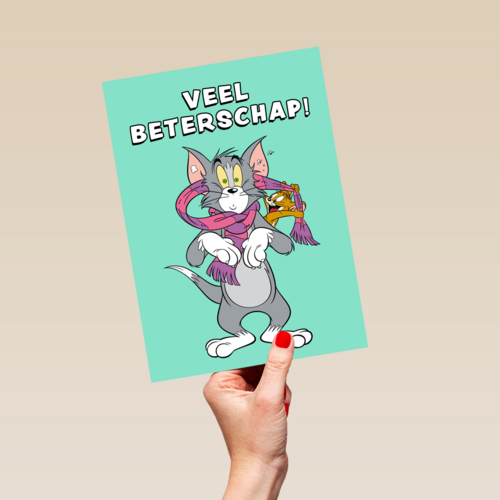 Veel beterschap Tom en Jerry