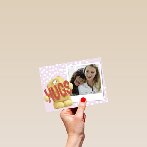 forever friends fotokaart hugs