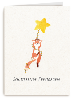 Kinderpostzegels Vos Ster Feestdagen