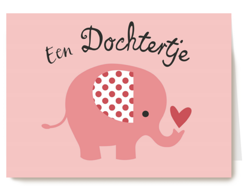 Geboorte Baby Meisje olifant