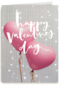 roze ballonnen happy valentines day