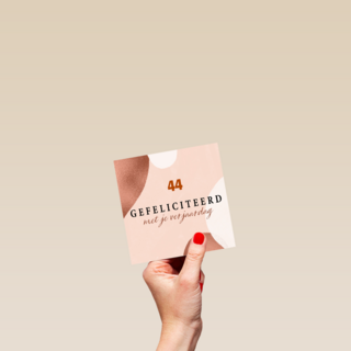 verjaardag kaart vrouw leeftijd aanpasbaar