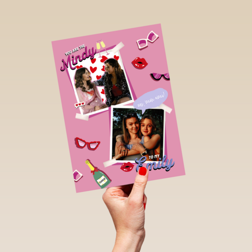 You are the mindy to my Emily in Paris