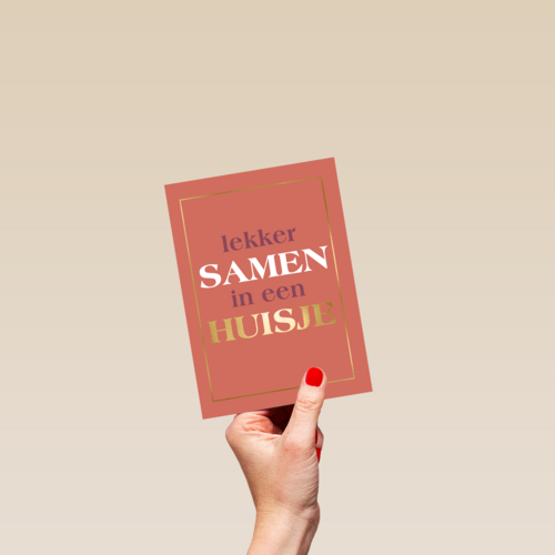 Samenwonen kaart lekker samen
