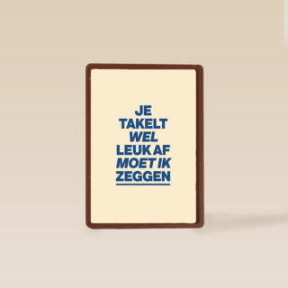 verjaardag kaart andc grappig je takelt wel leuk af moet ik zeggen