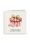 Vrolijke kerstdagen cadeau strik