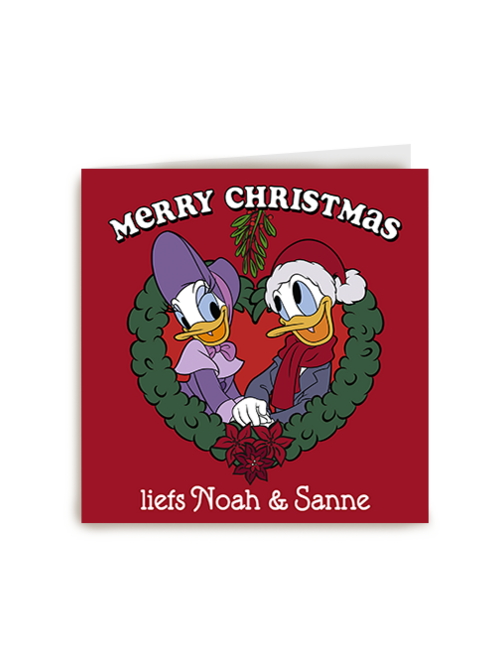 Kerstkaart Hallmark | Disney Merry Christmas Donald Duck