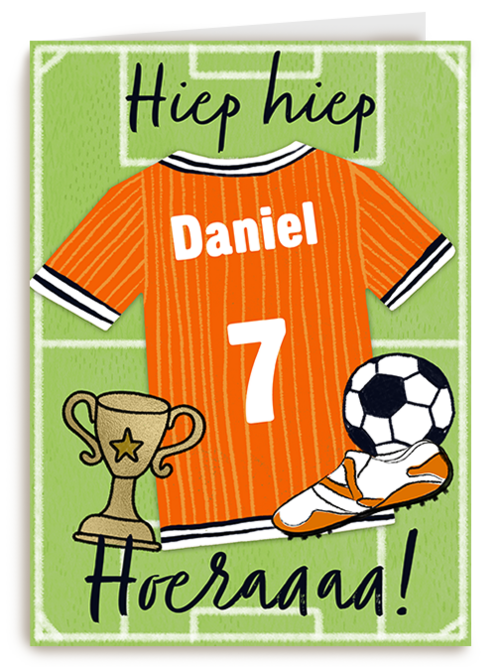 Verjaardagskaart Hallmark | Verjaardag Jongen Voetbalshirt