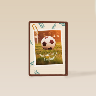 Proficiat met je Lentefeest voetbal