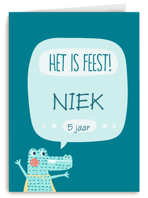 Verjaardagskaart Hallmark | Een Feestelijke Krokodil