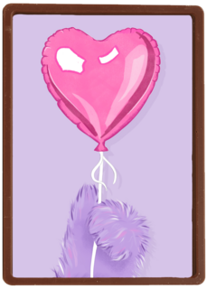 Hart Ballon Fluffy hand