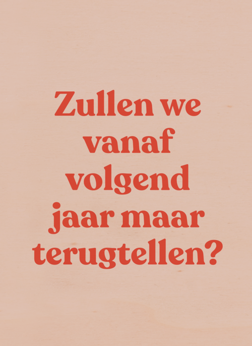 verjaardagskaart vrouw man grappig terugtellen