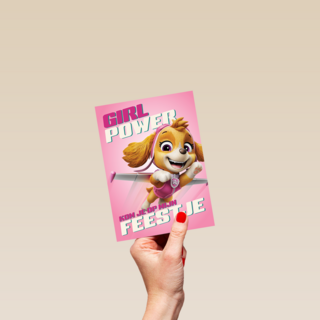 Paw Patrol Girl Power Uitnodiging