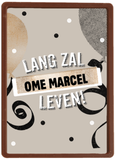 een verjaardagskaart met ballonnen