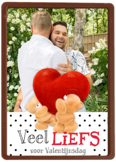 valentijn forever friends fotokaart veel liefs