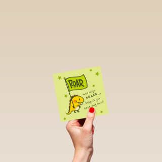dino kaart ik help je deze dag door