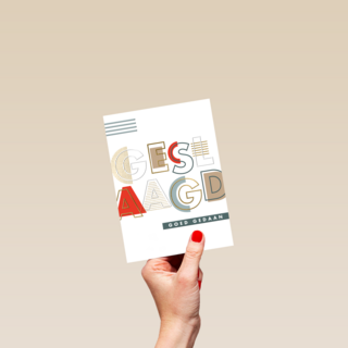 Geslaagd kaart stijlvol goed gedaan