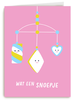 Geboortefelicitatie wat een snoepje