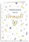 Gefeliciteerd vormsel confetti
