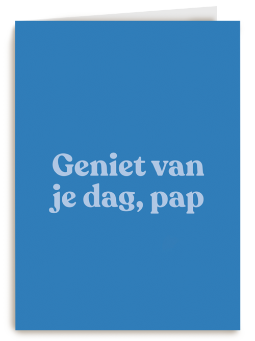 vaderdag kaart andc geniet van je dag pap