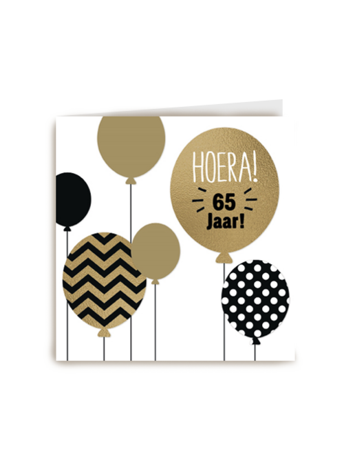 verjaardag leeftijd plus hoera zoveel jaar ballon