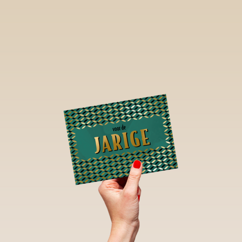 verjaardag kaart voor de jarige