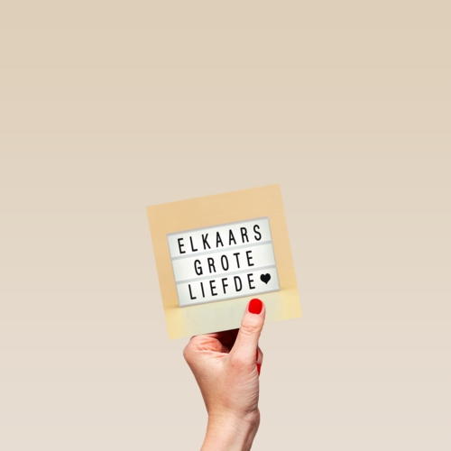 elkaars grote liefde lightbox