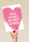 Sterktekaart volg je hart