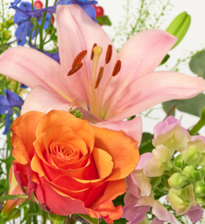 Boeket bloemen Tiny Tony Mix