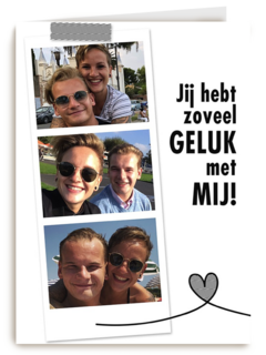 zoveel geluk met mij