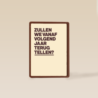 verjaardagskaart vrouw man grappig terugtellen