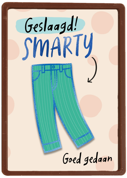 Chocolade Kaart Diploma | Hallmark | Chocolade Kaart Hallmark | Diploma | Geslaagd Smarty Pants