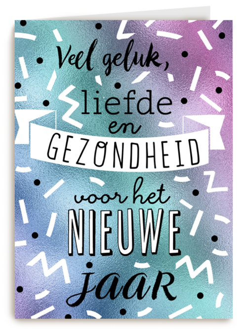 Kaart Hallmark | Nieuwjaar | Nieuwjaarskaart Klassiek Veel Liefde En Gezondheid